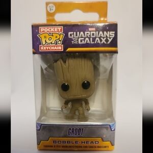 Funko Pocket POP! Keychain Marvel Guardians of the Galaxy ~ Groot (Bobble-Head)